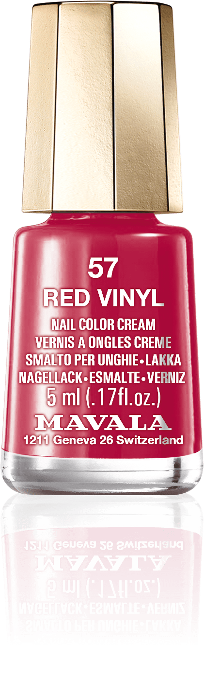 Red Vinyl — çılgın bir gecenin kalbi gibi tutkulu, koyu bir kırmızı