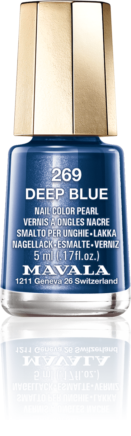 Deep Blue — A warm and silent marine blue, like the unknown yet appealing depth of the ocean
