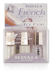 Kit French Manicure Ice Cube — With Sticker Guides.