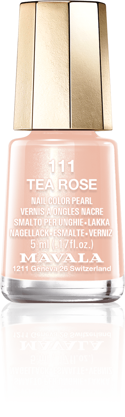 Tea Rose — Altın tozuyla özenle vurgulanmış bir gül rengi
