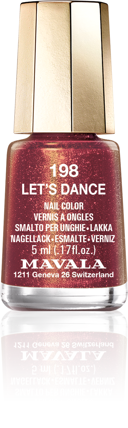 Let's Dance — Altın bir ışıltı çıkaran anotlanmış bir şarap kırmızısı