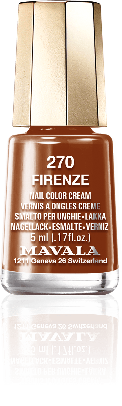 Firenze — An earthy russet brown, showing character and eternity 